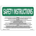 Signmission OSHA Sign, 1. Read & Understand Operation Manual, 5in X 3.5in Decal, 3.5" W, 5" L, Landscape OS-SI-D-35-L-11422